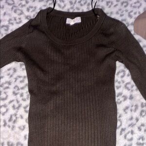 Pink Republic Brown Long Sleeve Tee